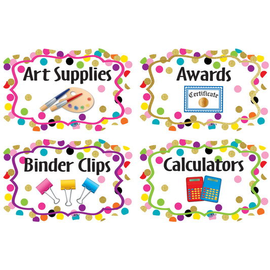 Confetti Supply Labels