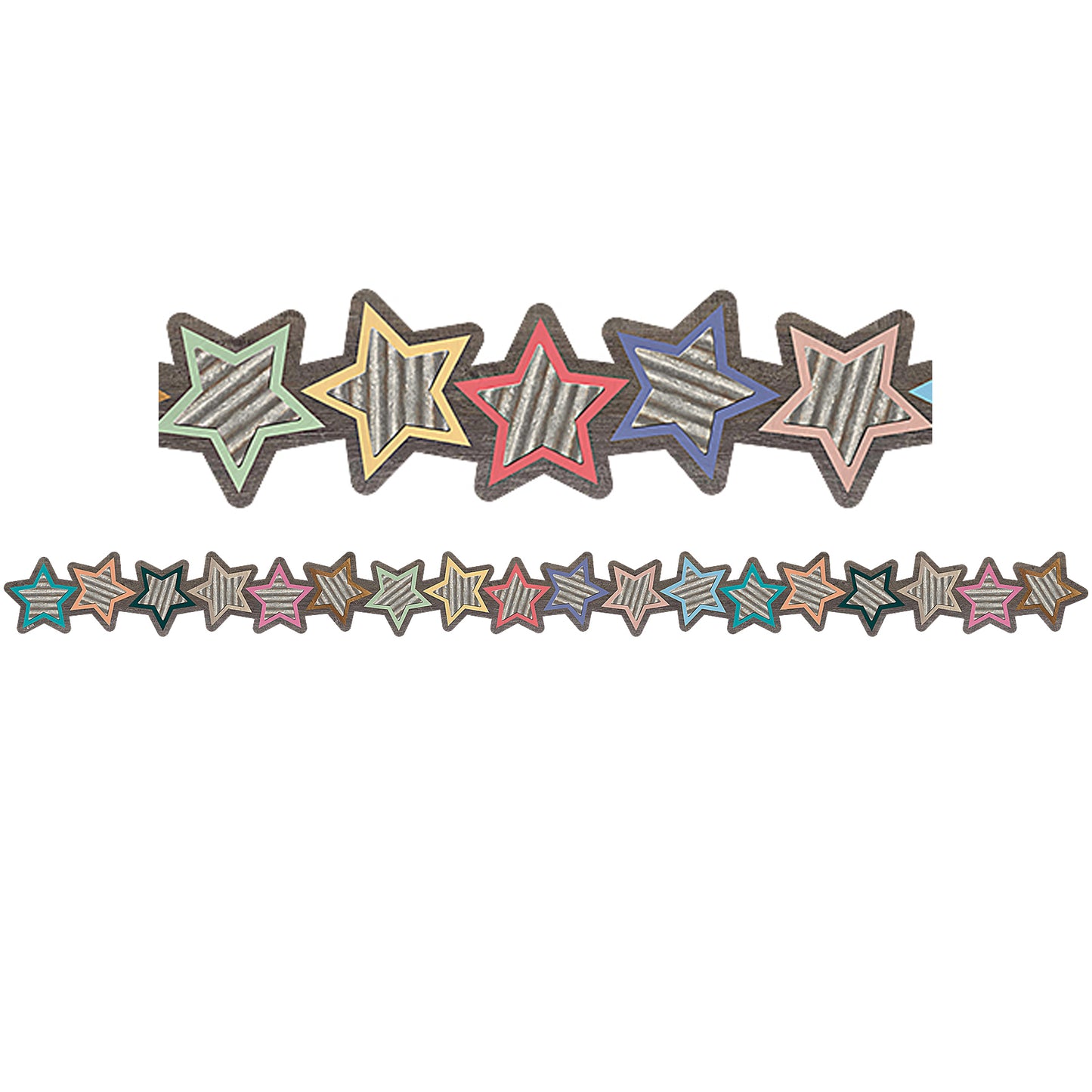 Home Sweet Classroom Stars Die-Cut Border Trim, 6 Packs