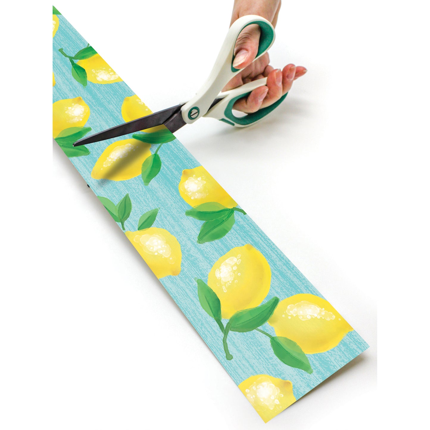 Lemon Zest Straight Rolled Border Trim, 50 Feet