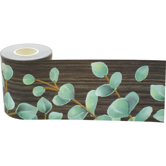 Eucalyptus Straight Rolled Border Trim, 50 Feet