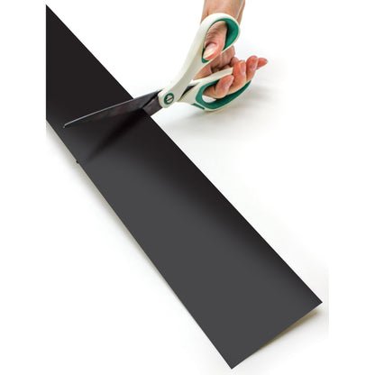 Black Straight Rolled Border Trim, 50 Feet