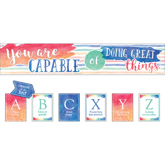 Your Are Capable of Doing Great Things Bulletin Board Set