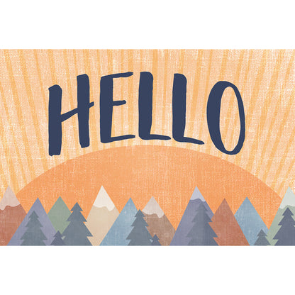 Moving Mountains Hello Postcards, Pack of 30