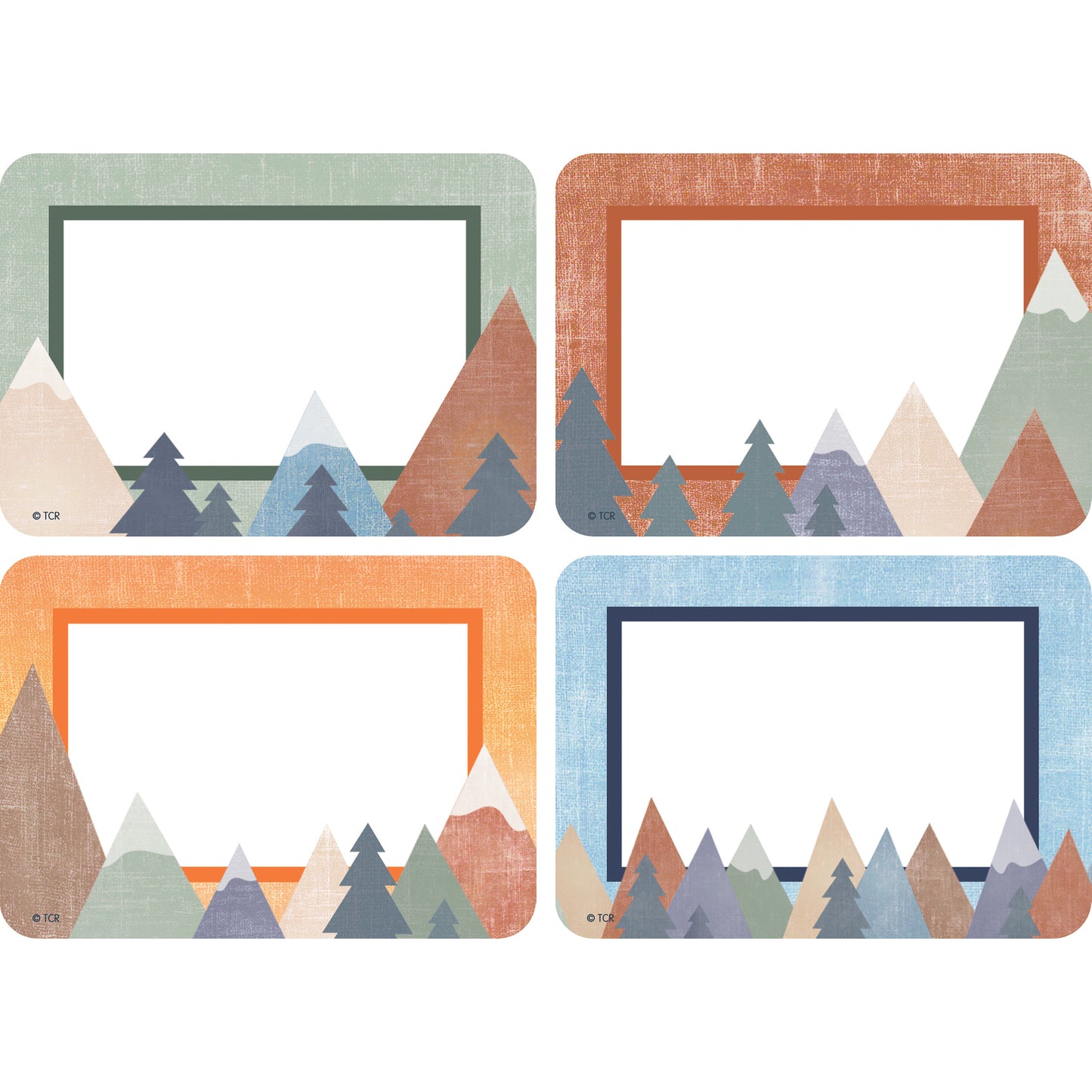 Moving Mountains Name Tags/Labels Multi-Pack, Pack of 36