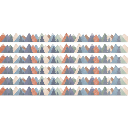 Moving Mountains Die-Cut Border Trim, 35 Feet Per Pack, 6 Packs