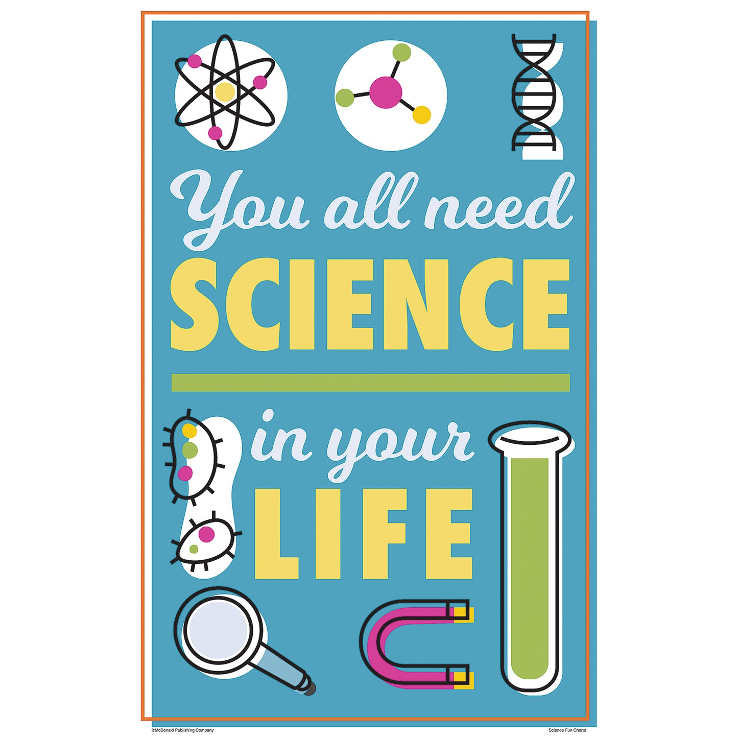 Science Fun Charts, Set of 8