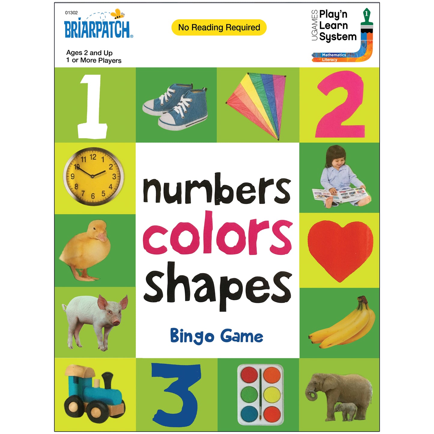 First 100 Numbers Colors Shapes™ Bingo Game