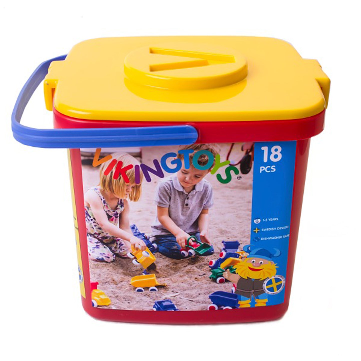 Maxi Vehicles Bucket, 18 Assorted Pieces