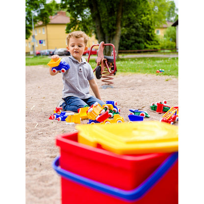 Maxi Vehicles Bucket, 18 Assorted Pieces