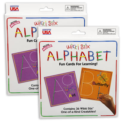 Alphabet Cards Set, 2 Sets