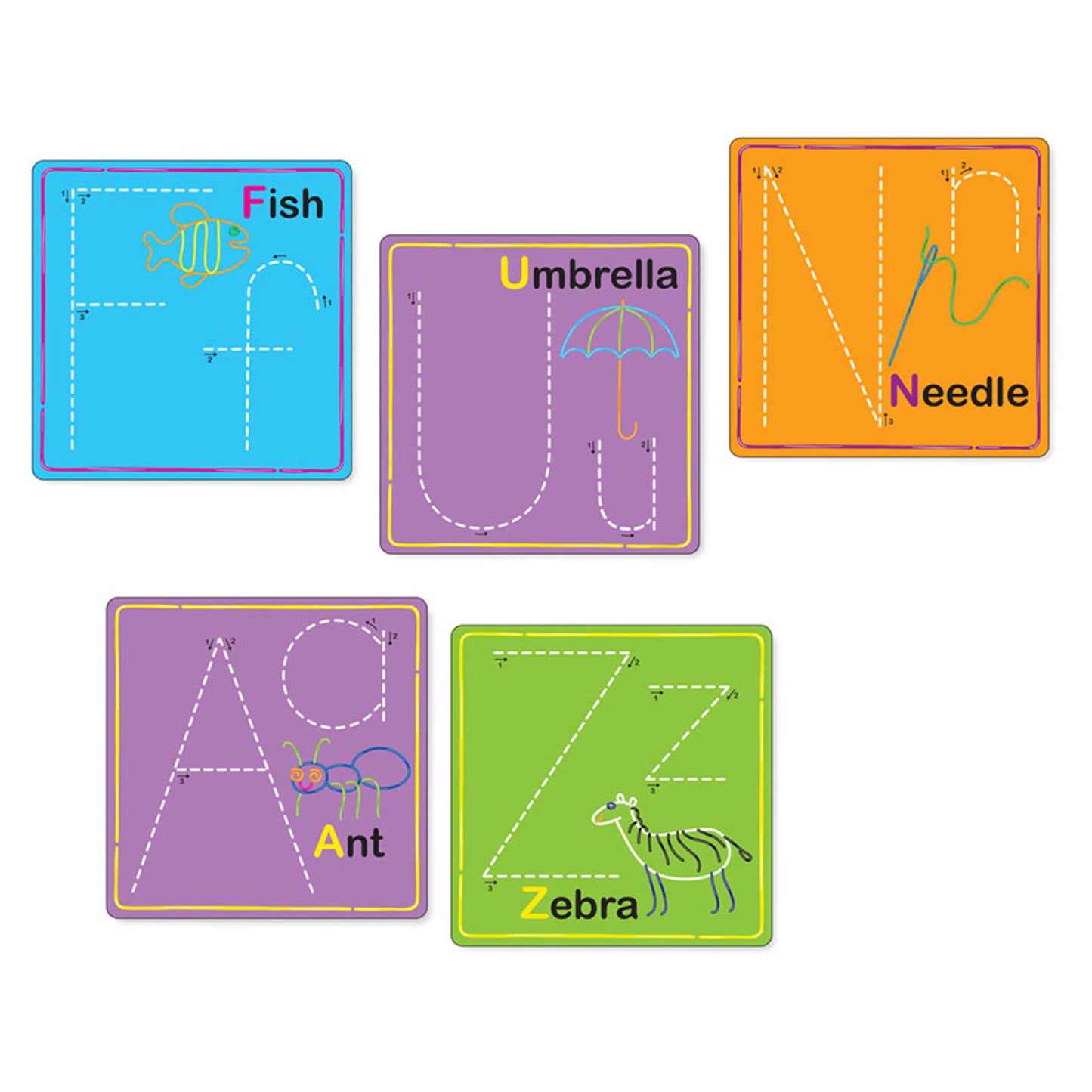 Alphabet Cards Set, 2 Sets