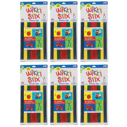 Primary Colors Pak, 48 Stix Per Pack, 6 Packs