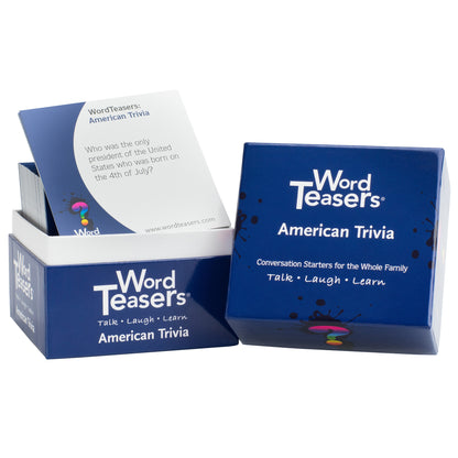 American Trivia Flash Card, 150 Questions