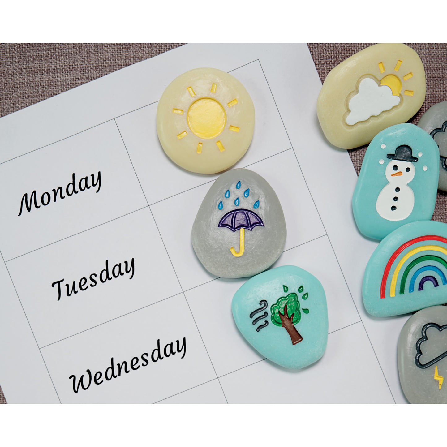 Weather Stones, Set of 10