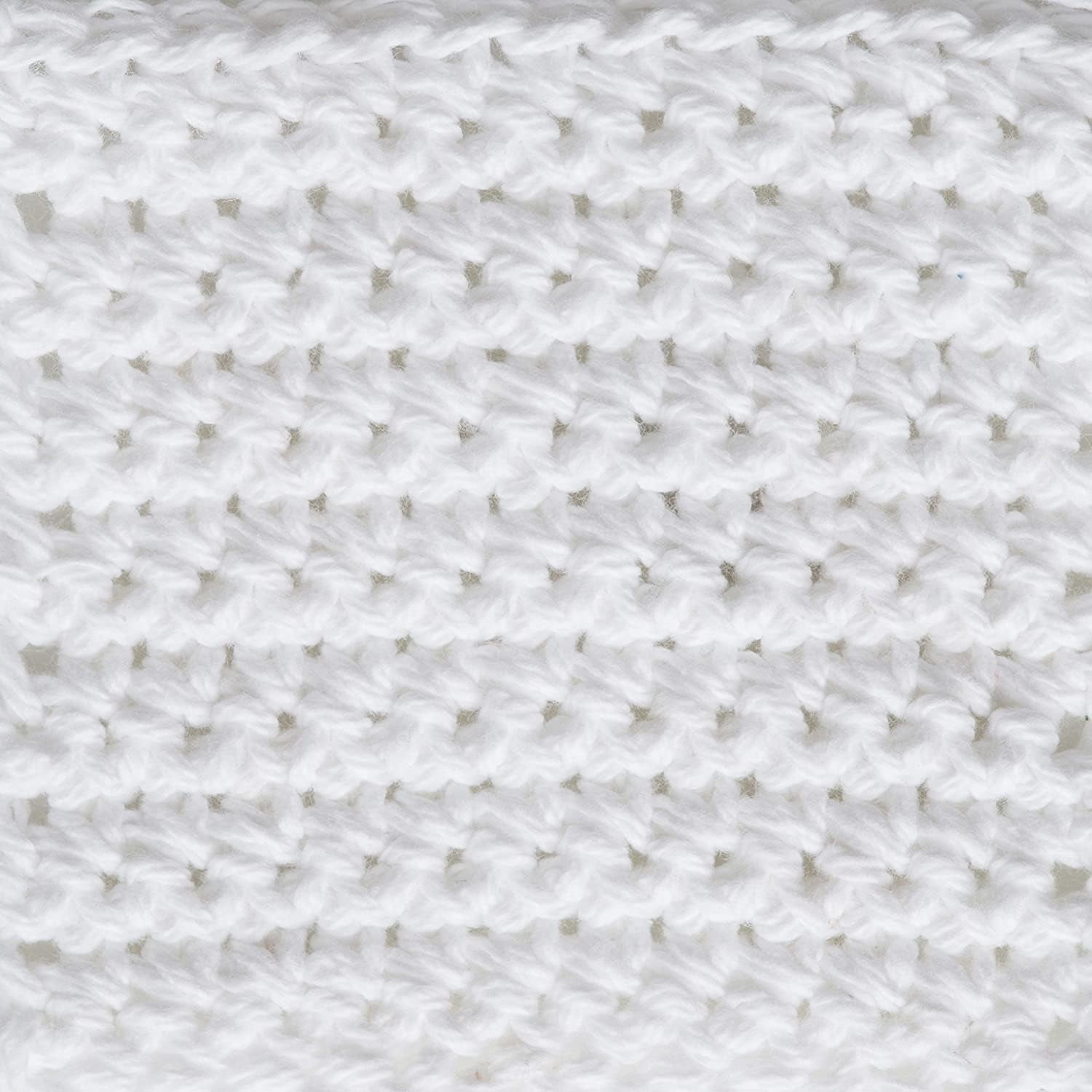 SUGAR N CREAM CONES White Yarn - 1 Pack of 14Oz/400G - Cotton - #4 Medium - 706 Yards - Knitting/Crochet