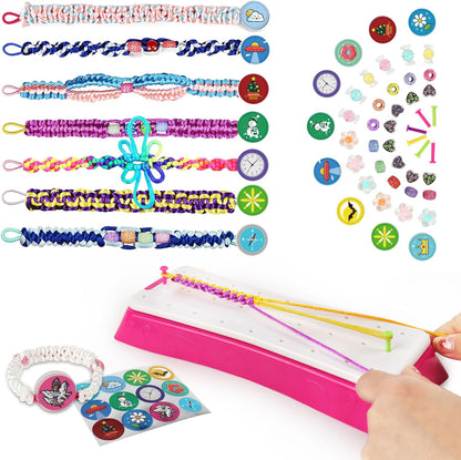 Friendship Bracelet Making Kit for Girls - Crafts for Girls 8-12 Years Old, DIY Arts and Crafts Toys for Kids Age 6, 7, 8, 9, 10, 11, 12 Years Old, Best Gifts Ideas for Girls