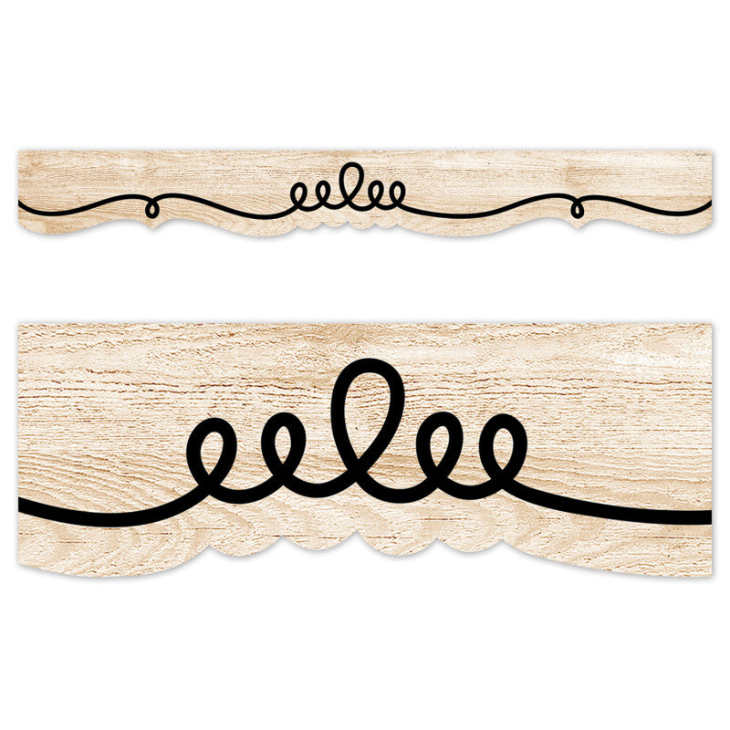 Core Decor Loop-de-Doodle on Wood EZ Border, 48 Feet