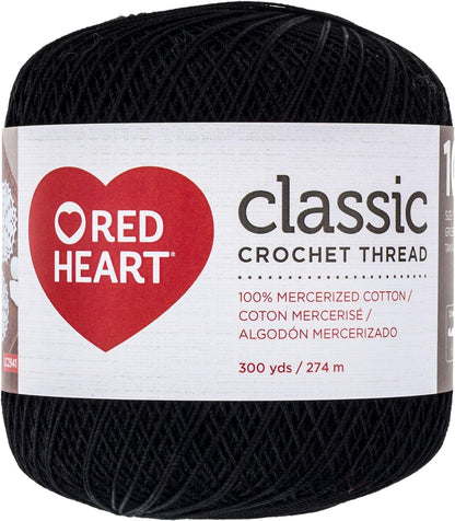 Crochet Thread Yarn, 300 Yards, Victory Red, 1 Count (Pack of 1)