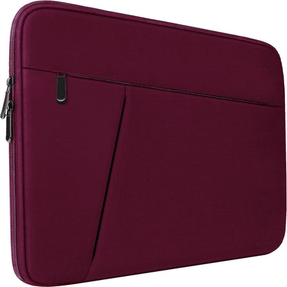 Laptop Sleeve Bag 15.6 Inch,  Durable Shockproof Protective Computer Carrying Cover with Front Pocket, Briefcase Handbags Laptop Sleeve Bag for 15.6 Inch HP, Dell, Acer, Asus, Notebook, Winered