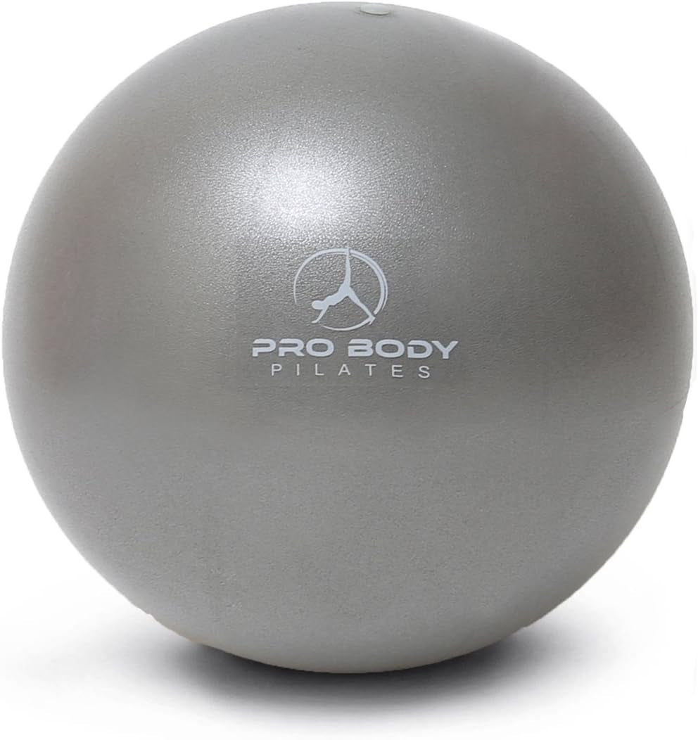 Ball Small Exercise Ball, 9 Inch Barre Ball, Mini Soft Yoga Ball, Workout Ball for Stability, Barre, Fitness, Ab, Core, Physio and Physical Therapy Ball at Home Gym & Office