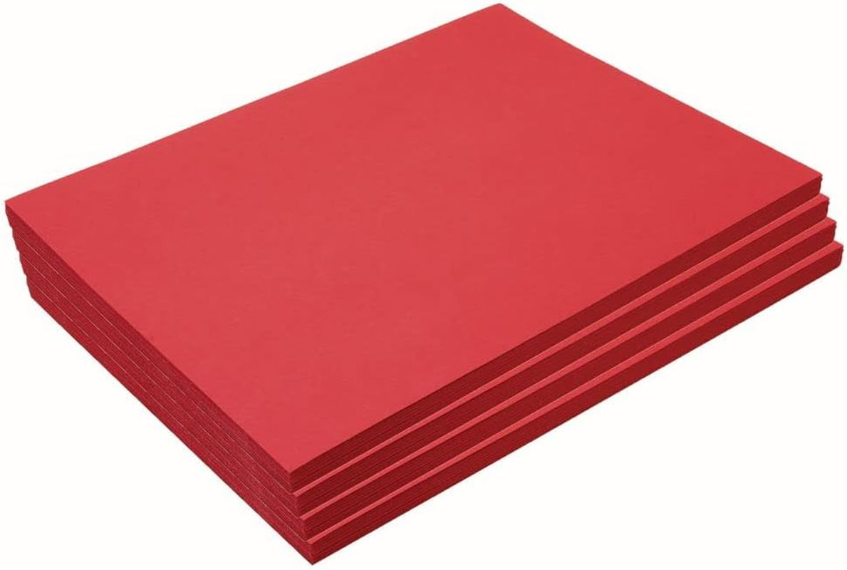 Construction Paper, Holiday Red