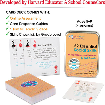 52 Essential Coping Skills Cards - Self Care Exercises for Stress and Social Anxiety Relief - Resilience, Emotional Agility, Confidence Therapy Games for Teens, Adults by Harvard Educator