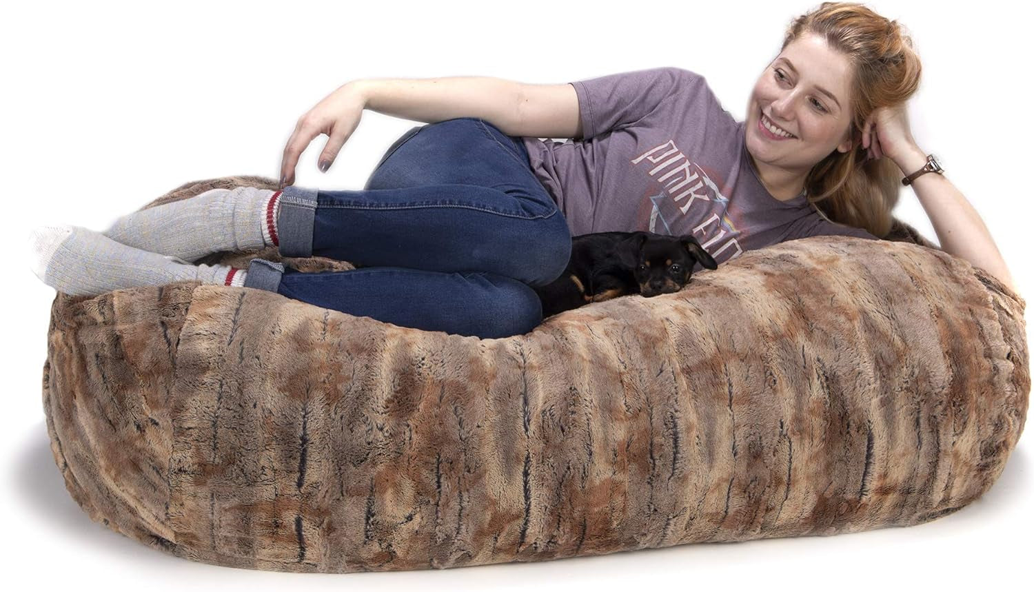 Sofa Saxx Bean Bag Lounger, 4-Feet, Charcoal