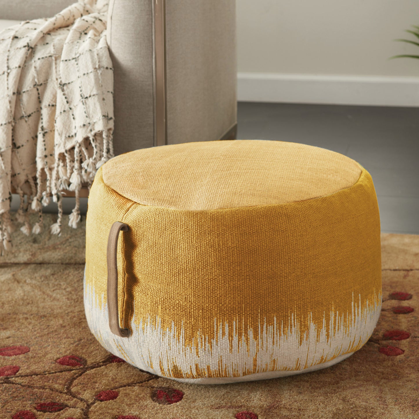 Life Styles Pouf, 20" X 20" X 12"