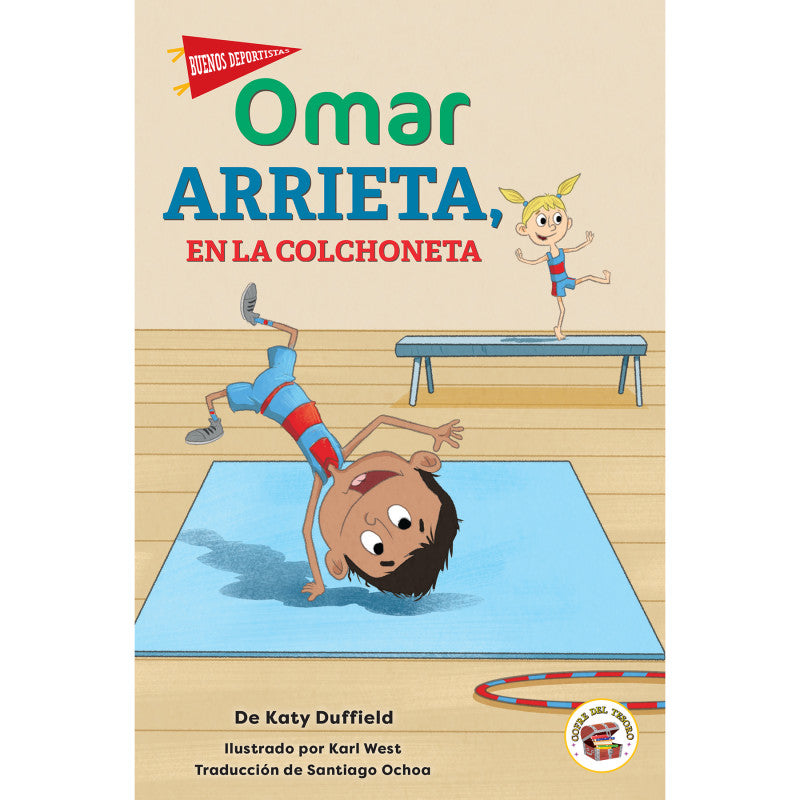 Omar Arrieta, en la colchoneta