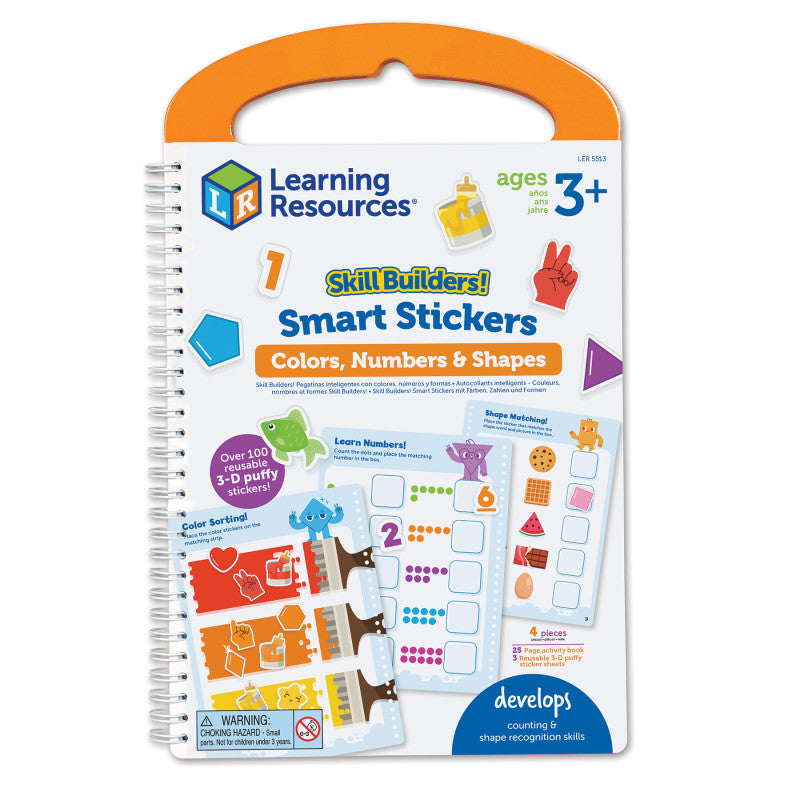 Skill Builders! Smart Stickers Colors, Numbers & Shapes