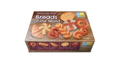 Sensory Play Stones, Breads of the World, Set of 8