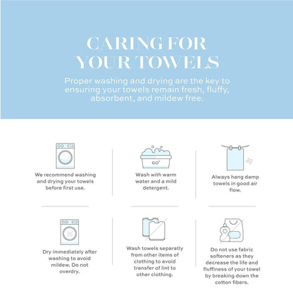 Luxury Bath Towels Set of 4 Large   700 GSM Cotton Ultra Soft Bath Towels 27x54