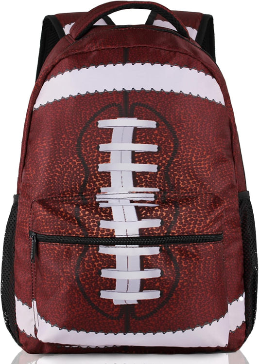 Football Backpack for Boys, 17-Inch Laptop Travel Laptop Daypack Football School Bag with Multiple Pockets for Girls