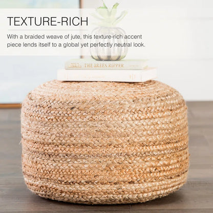 Teele 18" Wide round Pouf Ottoman