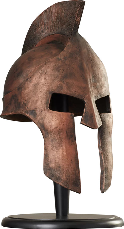 Greek Spartan Helmet Sculpture