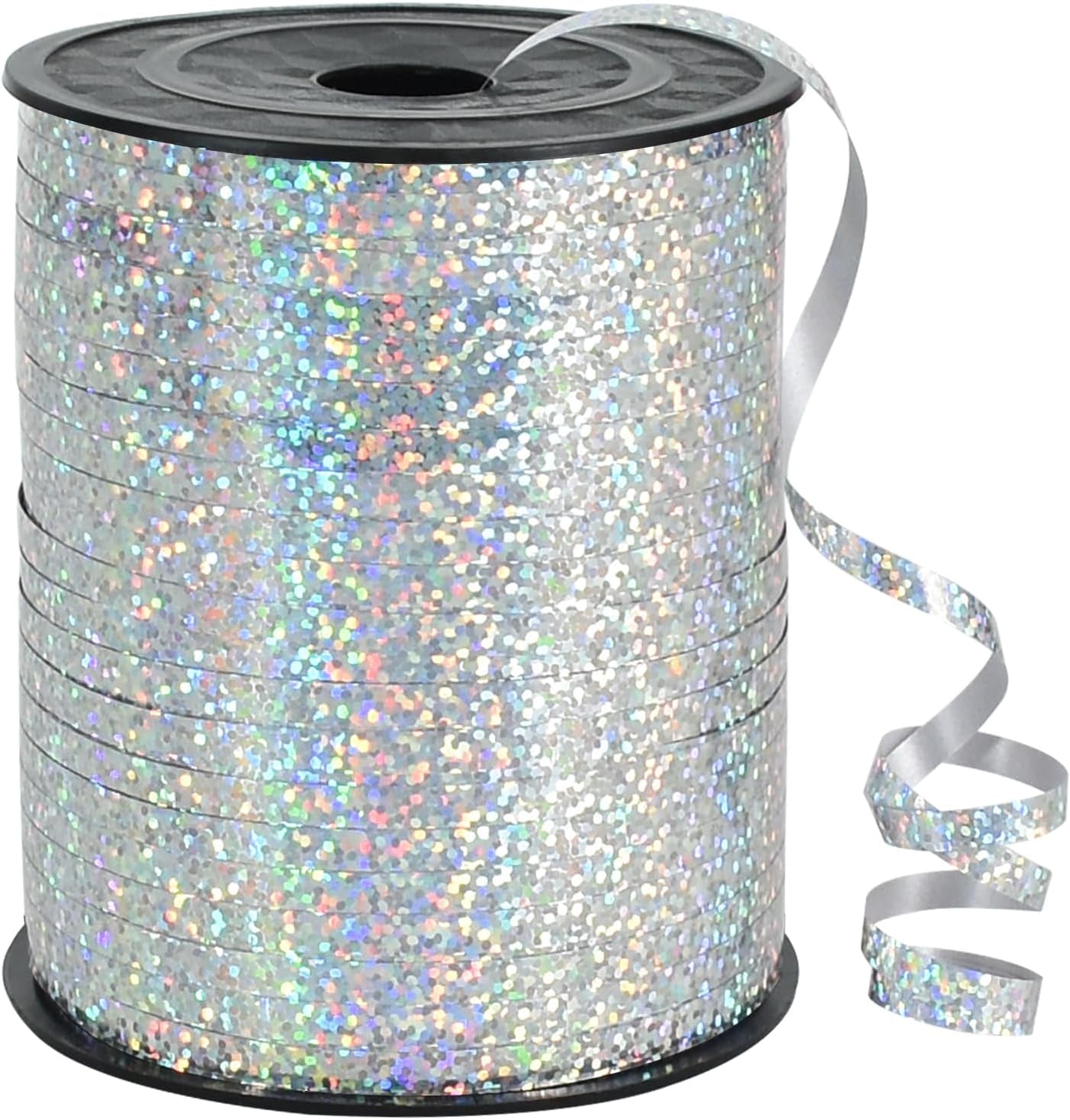 500 Yards White Ribbons Curling Ribbon 5Mm for Gift Wrapping, Thin Curly Ribbon for Craft Balloon String Birthday Party Decoration Embellish Wedding