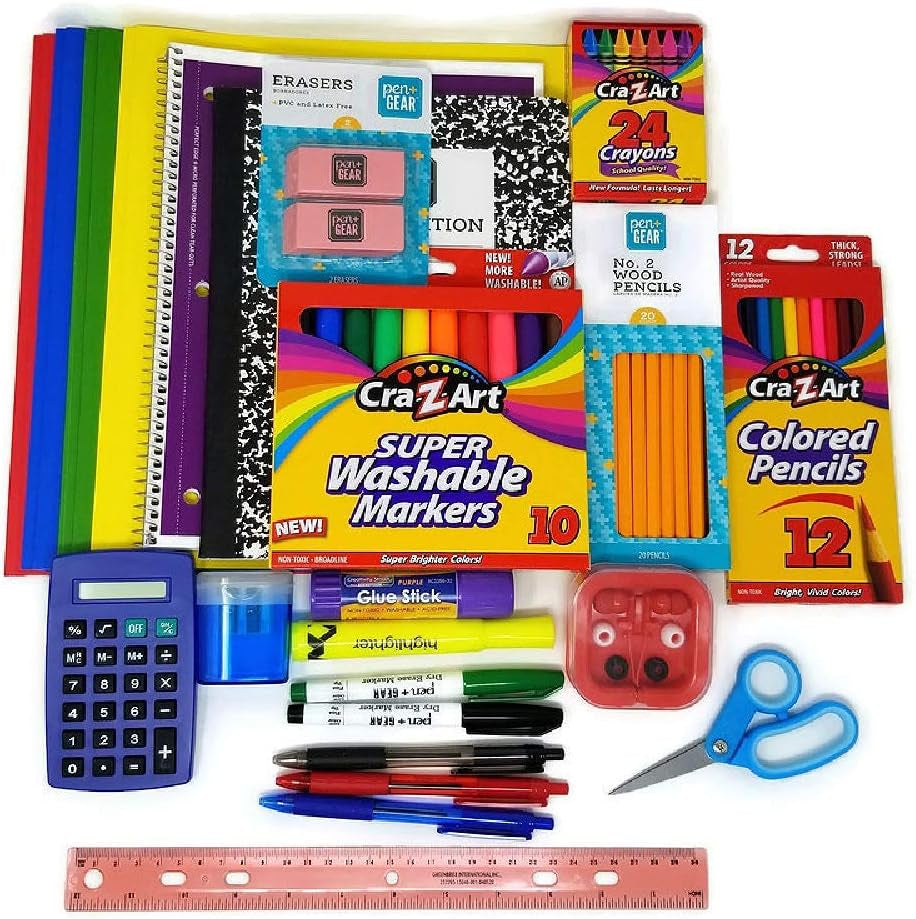 Back to School Supplies Essential Bundle - 4Th Grade | 5Th Grade | 6Th Grade | 7Th Grade (26)