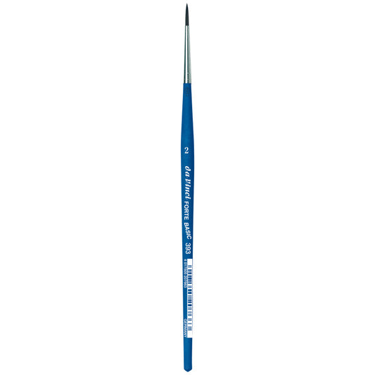 FORTE BASIC Student Brush, Synthetic, Acrylic, Round, Series 393, Size 2