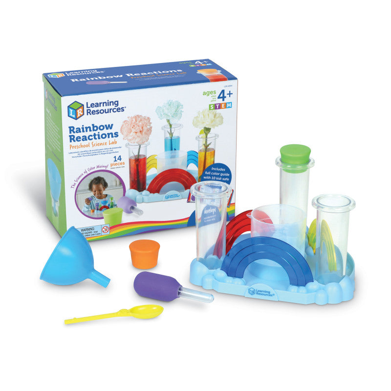 Rainbow Reactions Preschool Science Lab