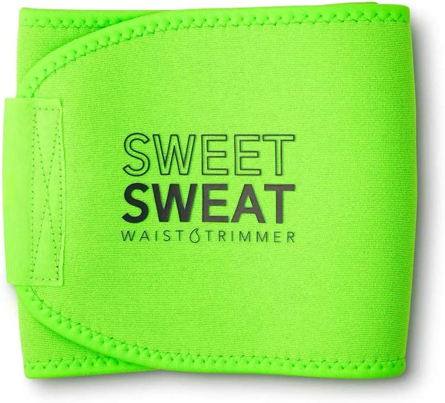 Sweet Sweat Waist Trimmer for Women and Men - Sweat Band Waist Trainer for High-Intensity Training & Workouts, 5 Sizes