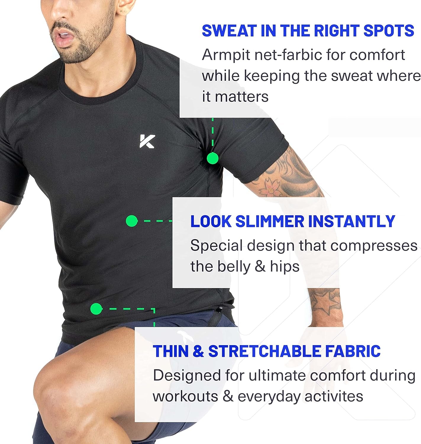 Men'S Sauna Suit Shirt - Heat Trapping Sweat Compression Vest, Shapewear Top, Gym Exercise Versatile Shaper Jacket