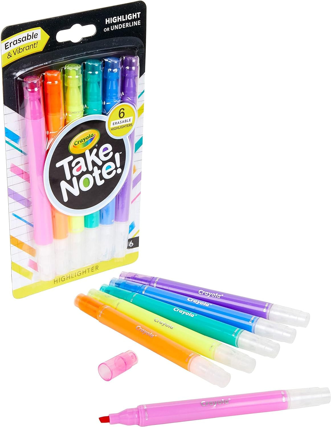 Take Note Dry Erase Markers (12Ct) Whiteboard Markers for Teachers, Low Odor, Chisel Tip, School Classroom Supplies