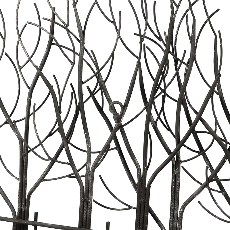 Metal Field of Twelve Trees Wall Decor