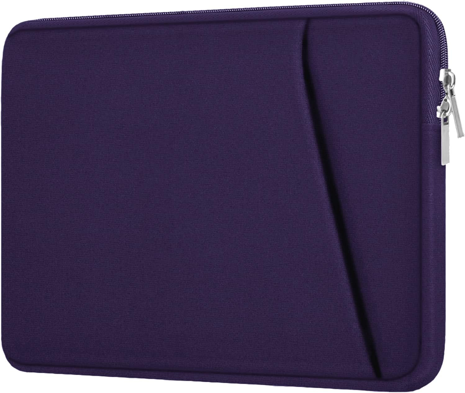 Laptop Sleeve 14 Inch, Durable Carrying Bag Shockproof Protective Case Cover, Handbags Briefcase Laptop Bag Compatible with 14" Macbook Air/Pro HP Asus Lenovo Notebook Computer, Purple