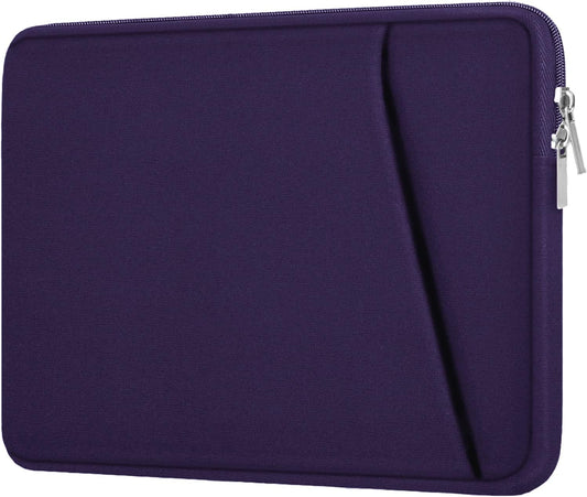 Laptop Sleeve 14 Inch, Durable Carrying Bag Shockproof Protective Case Cover, Handbags Briefcase Laptop Bag Compatible with 14" Macbook Air/Pro HP Asus Lenovo Notebook Computer, Purple