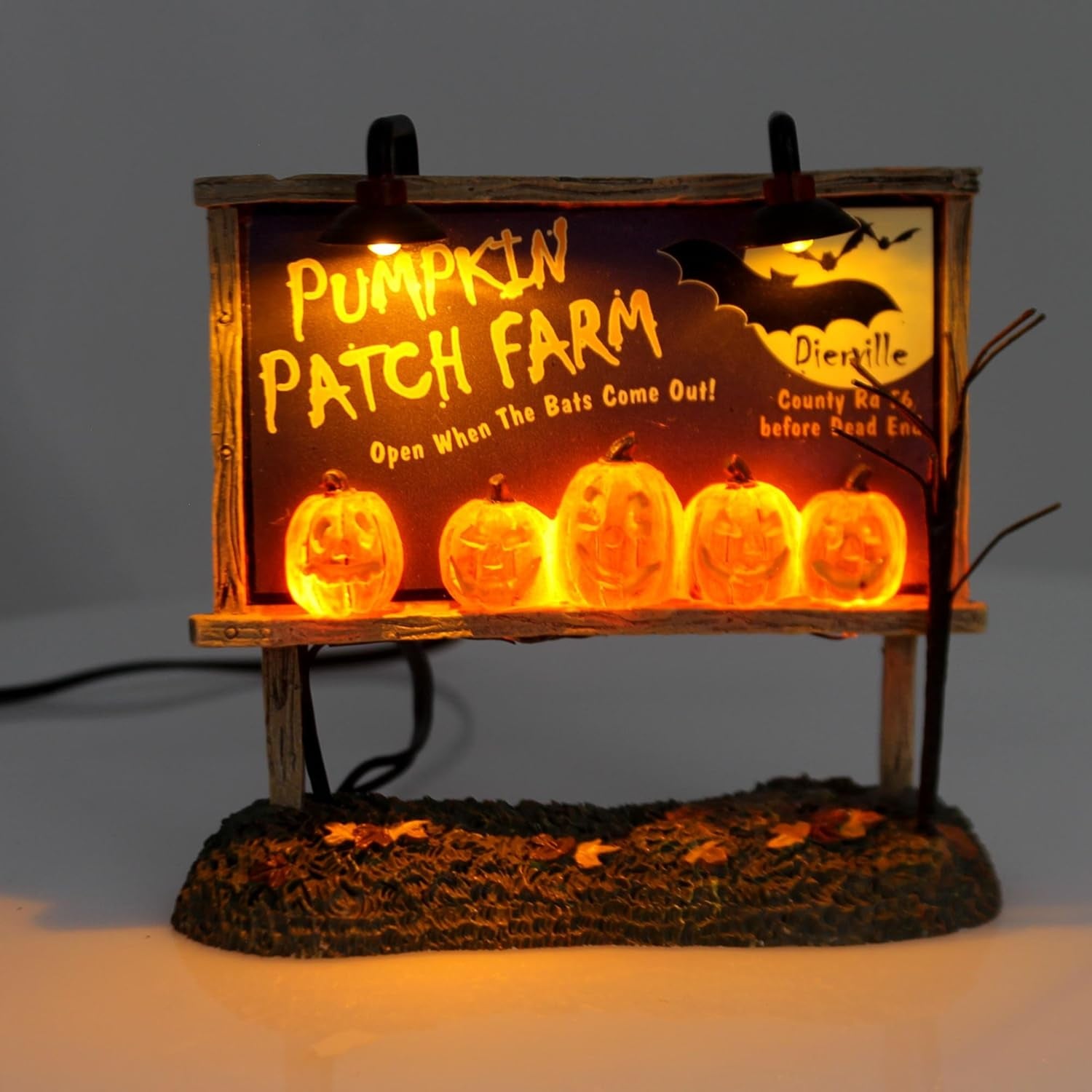 Village Accessories Lit Pumpkin Patch Billboard General Accessory