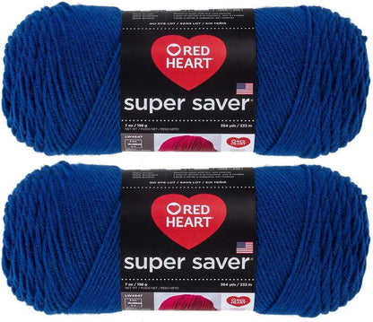 Bulk Buy:  Super Saver (2-Pack) (Cherry Red, 7 Oz Each Skein)