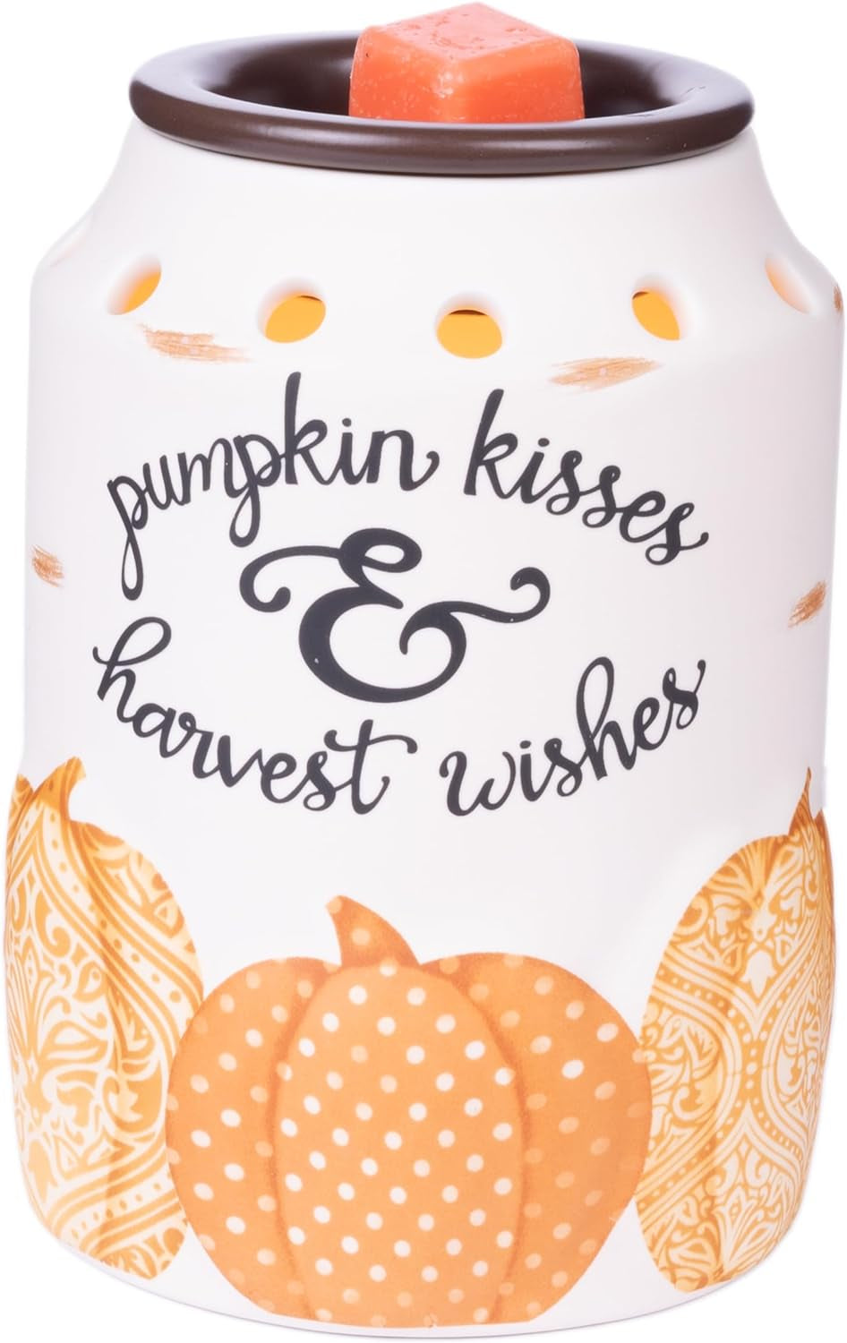 Autumn Collection - Scented Wax Warmer - Thankful Season Wax Cube Melter & Burner - Electric Fall Fragrance Home Air Freshener Thanksgiving Gift Pumpkin Cider