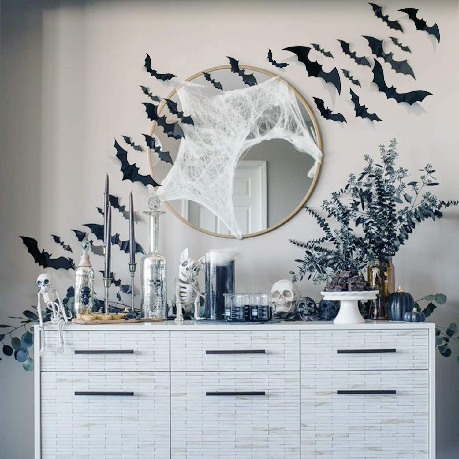 68Pcs Bat Wall Decor