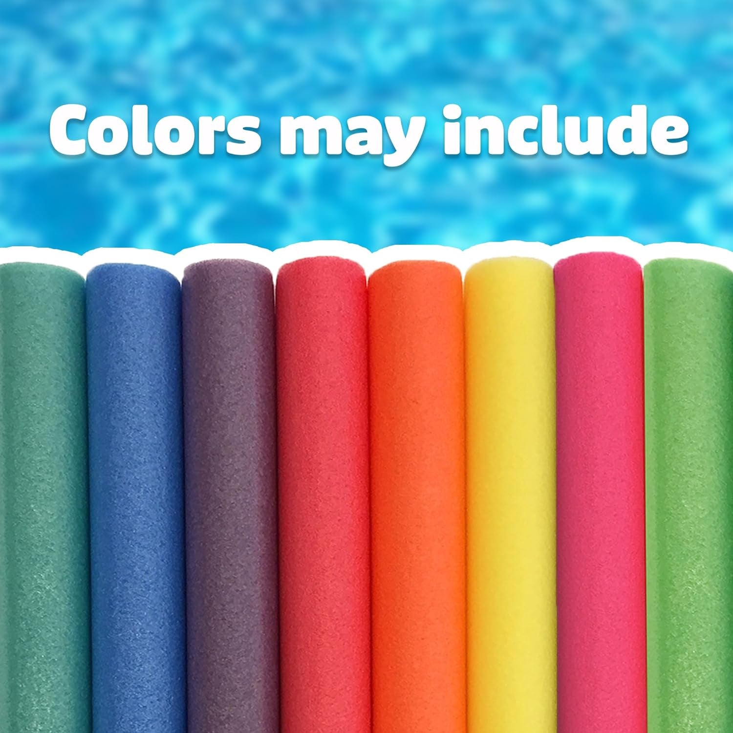 Foam Pool Swim Noodles - 5 Pack